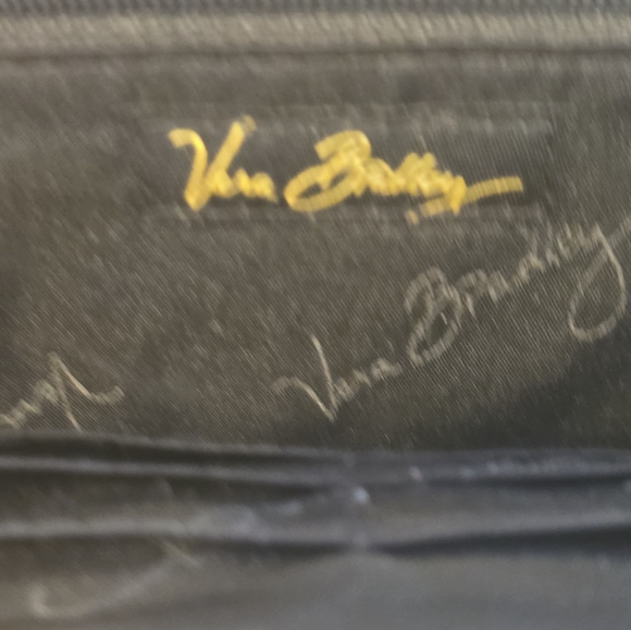 Vera Bradley Symphony In Hues Pattern Double Kisslock Clutch Wallet - Picture 7 of 8